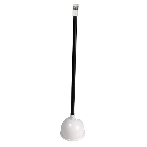 Lumitec Contour 12in Anchor Light, Black Sleeve White Base 12/24vDC