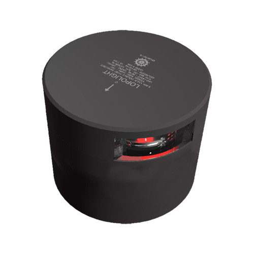 Lopolight Series 301-109 - Navigation Light - 3NM - Horizontal Mount - Red - Black Housing