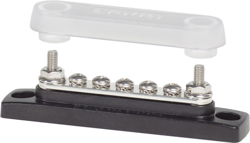Blue Sea Common 100A MiniBus Five #8-32 Studs With Cover