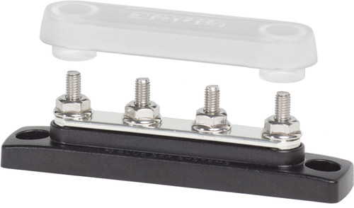 Blue Sea Common 100A MiniBus Four  #10-32 Studs With Cover