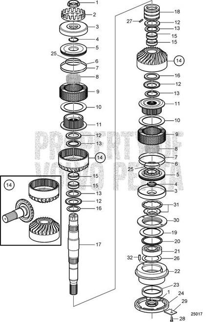 Volvo Penta Fuel Filter 22480372