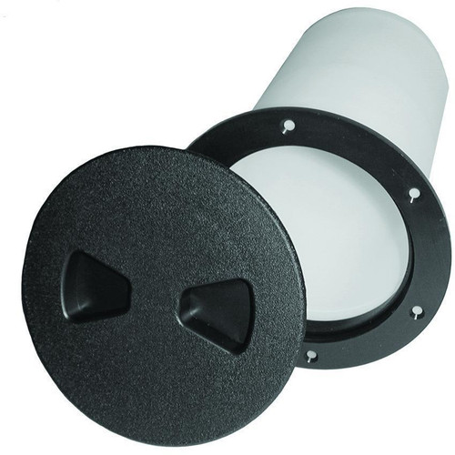 T.H. Marine 12 Versa Tube-Blk Deck Plate Vt-12-1-Dp
