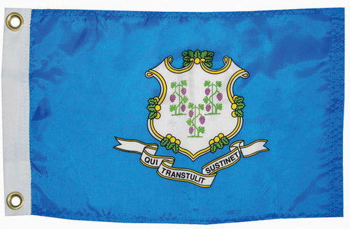 Lippert Components Inc Connecticut  Flag 12X18  Nylon 2020109231