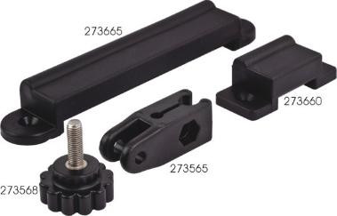 Sea-Dog Line Nylon Slide Bracket Black 1" 273660-1