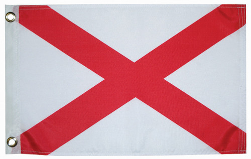 Lippert Components Inc Alabama  Flag 12X18  Nylon 2020109226