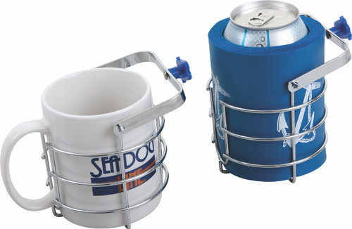 Mcdurmon Distributing Chrome Brass Swivel Bev Holder 588130-3