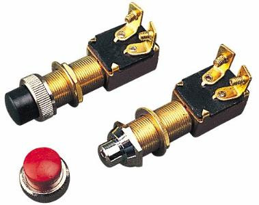 Sea-Dog Line Horn Button (Mini) Black 420420-1