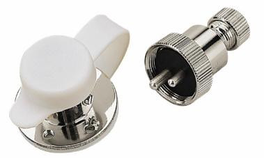 Sea-Dog Line Chrm Brs Conn 3 Amp 4 -Pin 426264-1