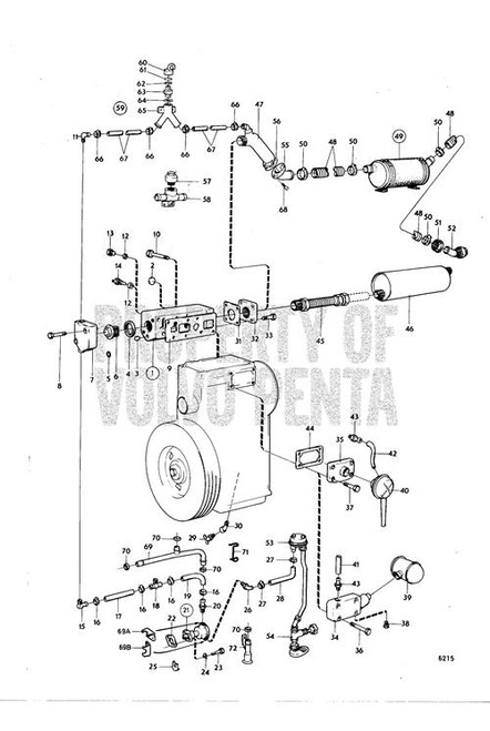 Volvo Penta Intake Gasket 859091