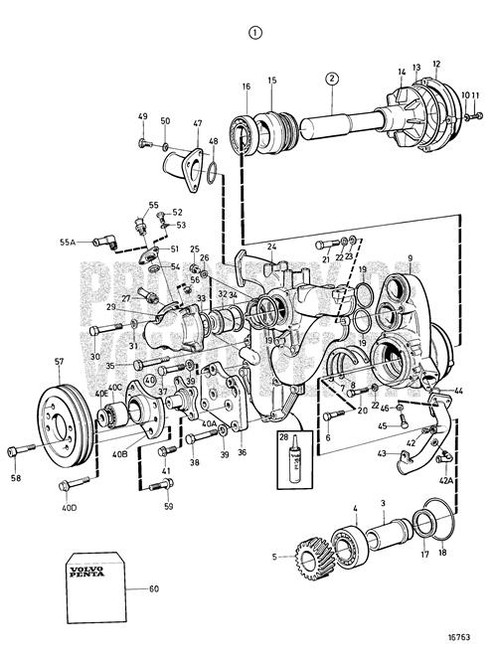 Volvo Penta Gasket 826244