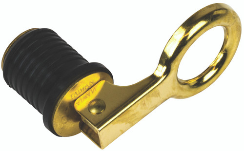 Sea-Dog Line Brass Snap Hndl Drain Plug 1" 520070-1