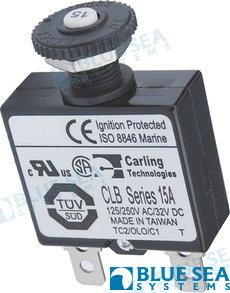 Recambios Marinos Circuit Bkr Push Butn 15A Bs7056