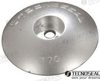Recambios Marinos Single Anode For Rudder 70 Mm Ten00101