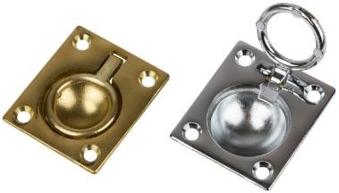 Sea-Dog Line Chrm Brass Ring Pull - Large 222410-1
