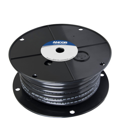 Marinco/Ancor Marine 25' 1/0 Black 116002