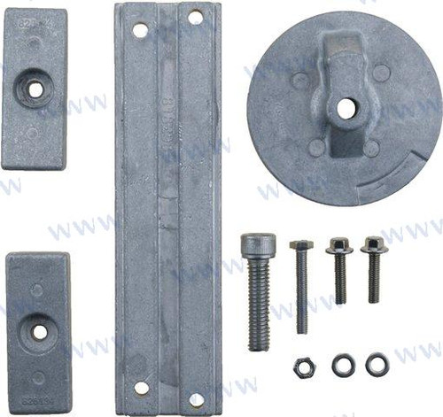 Recambios Marinos Kit Anodes Mercury Aluminio Reckitmverado4Al