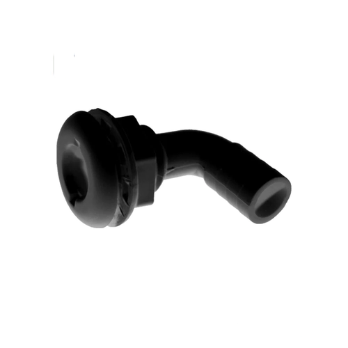 T.H. Marine 3/4 90 Degree Thru Hull-Blk Th-7590-Dp