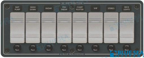 Recambios Marinos Pnl Wtrprf 12Vdc 8 Pos Horz Bs8261