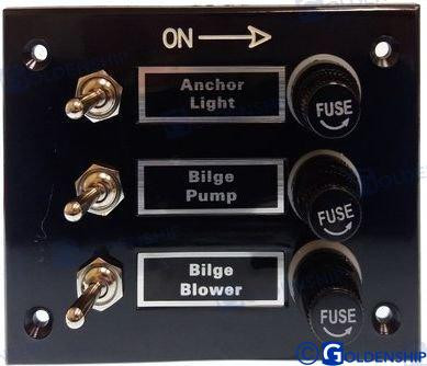 Recambios Marinos Switch Panel 3-Gang Gs11190