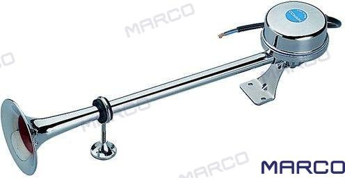 Recambios Marinos Single Trumpet Horn 12V.400Mm. Gs12022