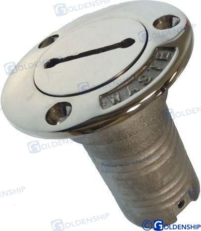 Recambios Marinos Deck Filler Ss316 1-1/2" Waste Gs31110