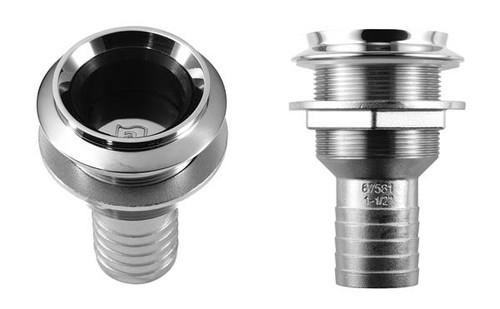 Attwood Marine Scupper_Ss Exhaust_2"X1.5 67581-1