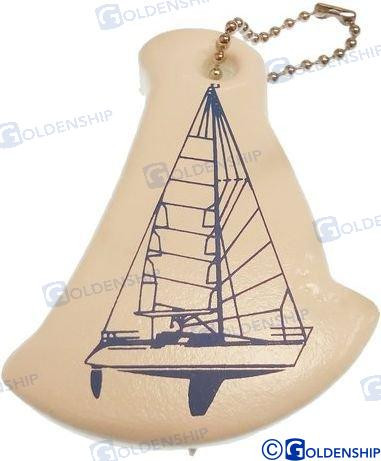 Recambios Marinos Vinyl Floated Key Chain Gs41486