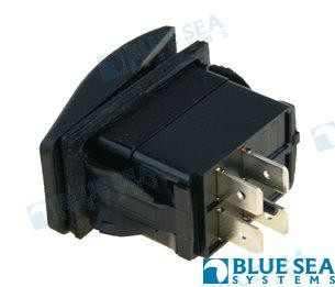 Recambios Marinos Switch  Dpst Off-(On) Black Bs7935