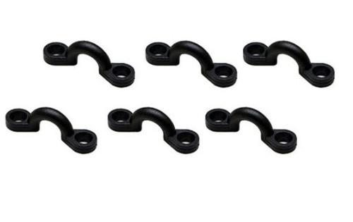 Lippert Components Inc Eye Strap Black Nylon  (4/Pack 2020109047
