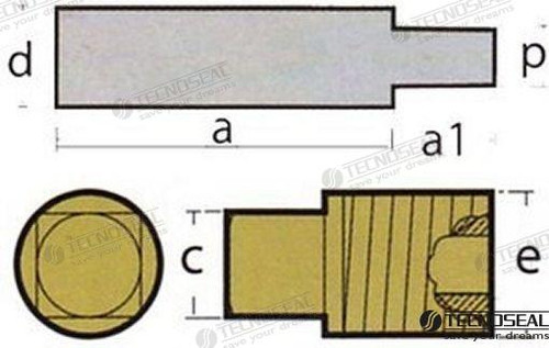Recambios Marinos Anode Scania Completo Ten02200T