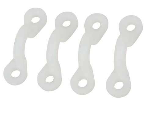 Lippert Components Inc Eye Strap White Nylon (4/Pack) 2020109048