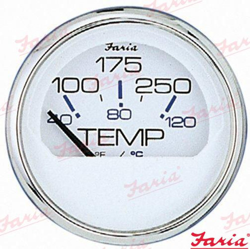 Recambios Marinos 2" Water Temp Gauge 100-250:F Fa13804
