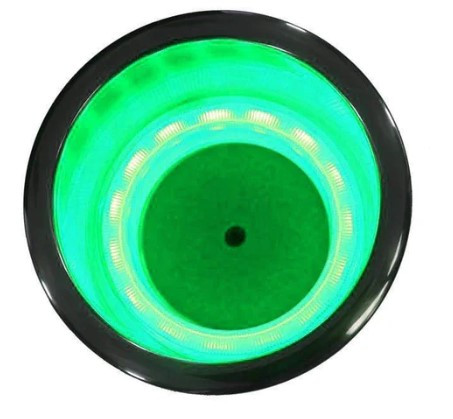 T.H. Marine Led Green Cup Holder Ns-G-Dp