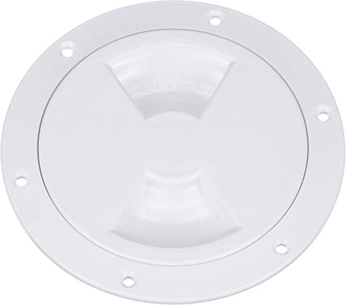 Attwood Marine 4" Inspection Dk Plate-Wh 12790-1