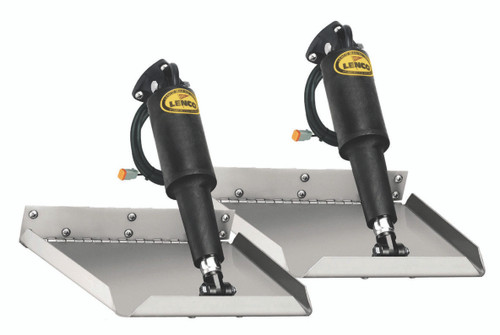 Lenco 9inx9in Edge Mount Trim Tab Kit 12v Requires Switch