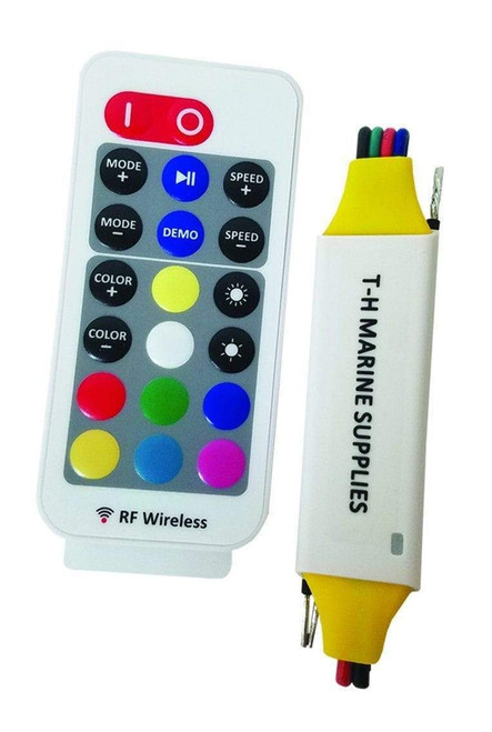 T.H. Marine Rgb Led Lght Contrler W/Remote Led-Rgbcont-1-Dp
