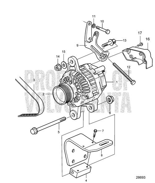 Volvo Penta V-Belt 3809625