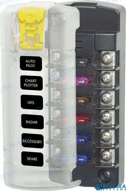 Recambios Marinos Fuse Block Stblade 6Circ W/C Bs5035