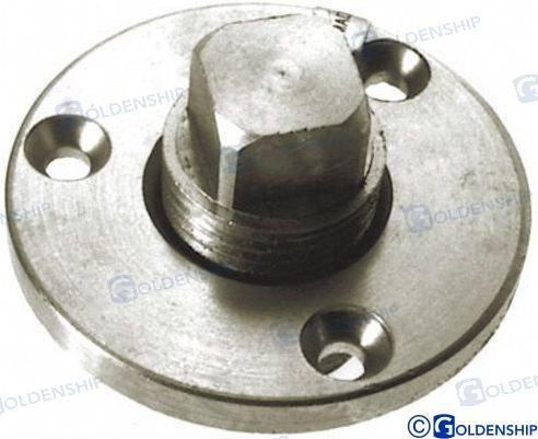 Recambios Marinos Garboard Drain Plug Aisi 316 Gs30312