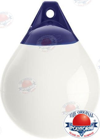 Recambios Marinos Buoy Fender 39X50  White Scanb50B