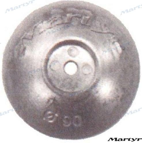 Recambios Marinos Zinc Rudder Anode 140 Mm Cmf140