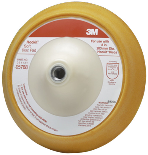 3M Center 8" Hookit Soft Disc Pad 7000045673