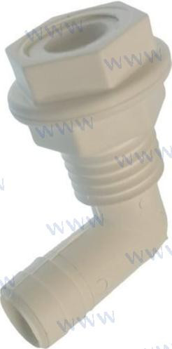 Recambios Marinos Thru Hull Scupper 90D19 Mm Ho Thth-92