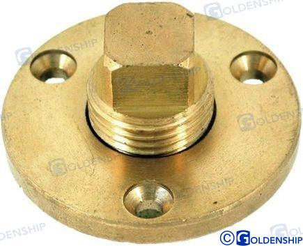 Recambios Marinos Gardboard Drain Plug Brass Gs30310