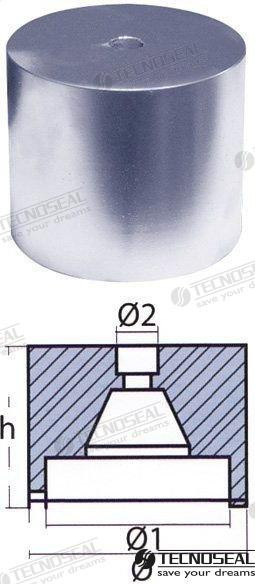 Recambios Marinos Anode Riva Mercurius 3_86Kg. Ten00435
