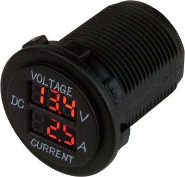 Sea-Dog Line Rnd V 6V-30V/Amp 0A-10A Mtr 421625-1