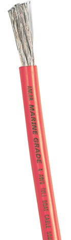 Marinco/Ancor Marine 100' Red #4 Battery Cable 113510