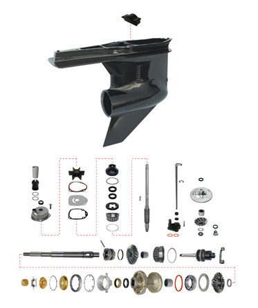 Glm Products Gear Housing Assembly Kit 28120