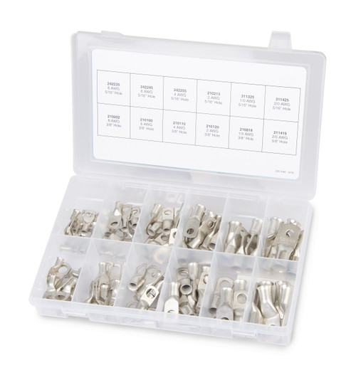 Marinco/Ancor Marine 100 Pc. Tinned Copper Lug Kit 255101