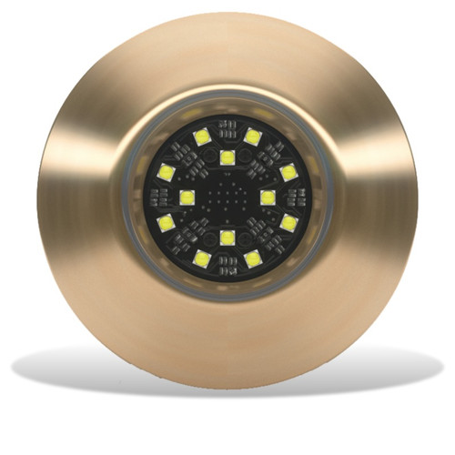 Lumishore ORA TIX404 Thru-Hull Mount Underwater White LED Bronze Housing 12/24vDC